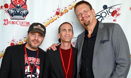 With Adam Rifkin and Penn Jillette at the 'Director's Cut' L.A. premiere.