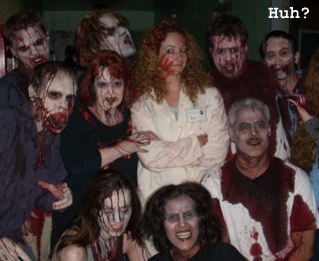 Gregory Blair on the Zombie Strippers set